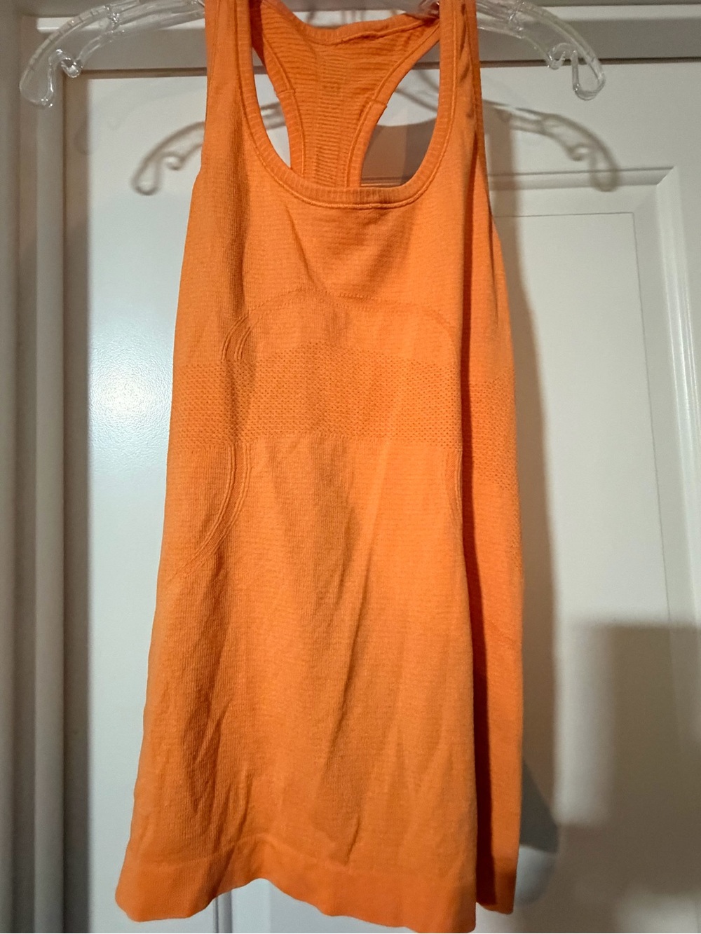 lululemon athletica Orange Racerback Tank Top